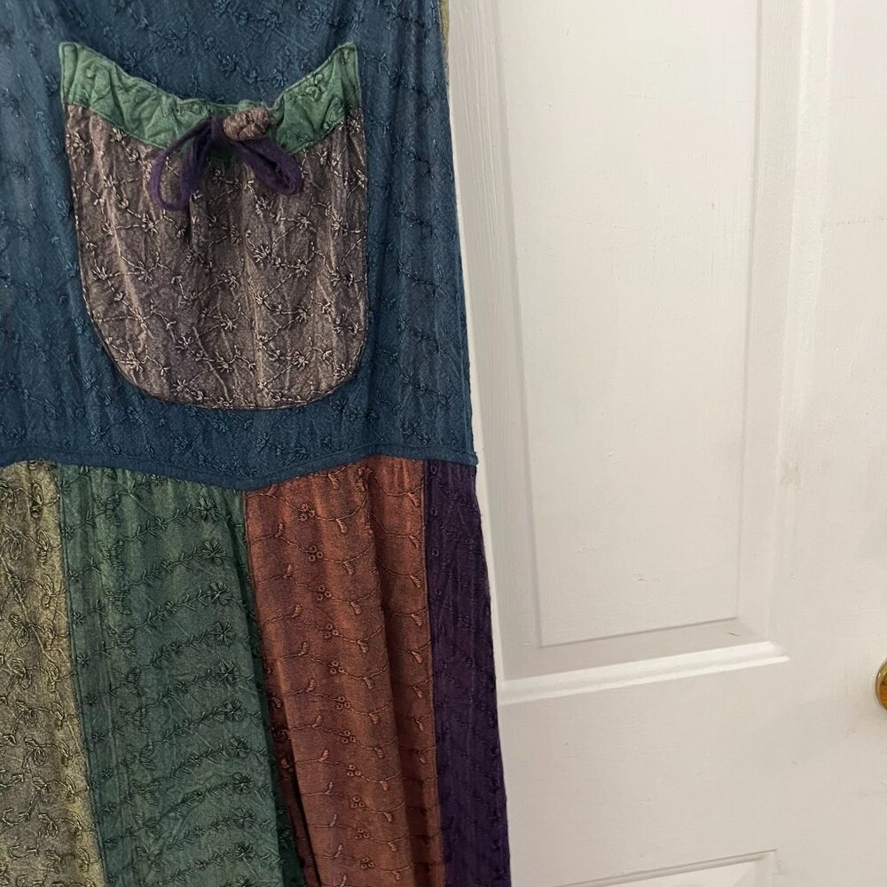 Sacred Threads Woman's Berry Fall Patchwork Boho … - image 9